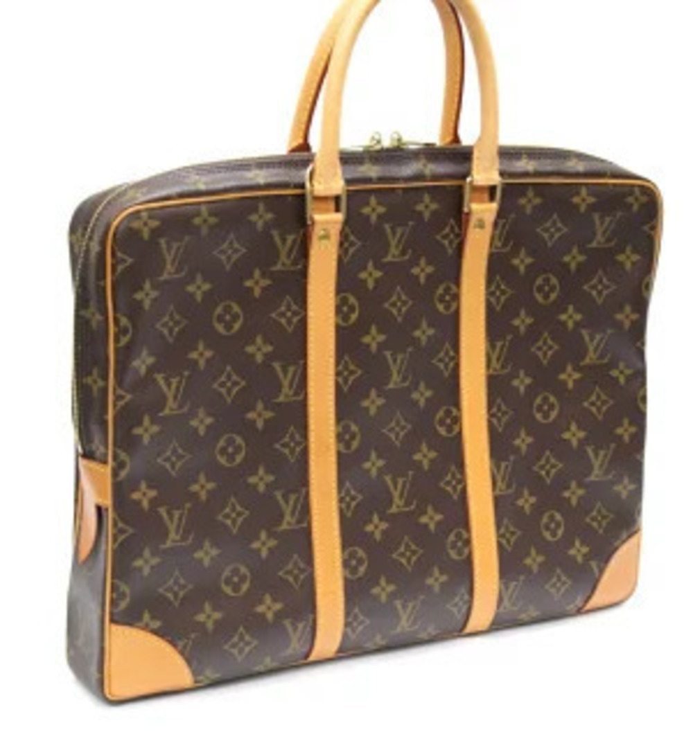 Louis Vuitton Bag Documents Business Porte Voyage Monogram Brown